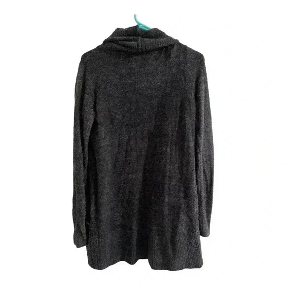 Barefoot Dreams Bamboo CozyChic® Lite Circle Lounge Cardigan Dark Gray XS/S - Picture 7 of 7